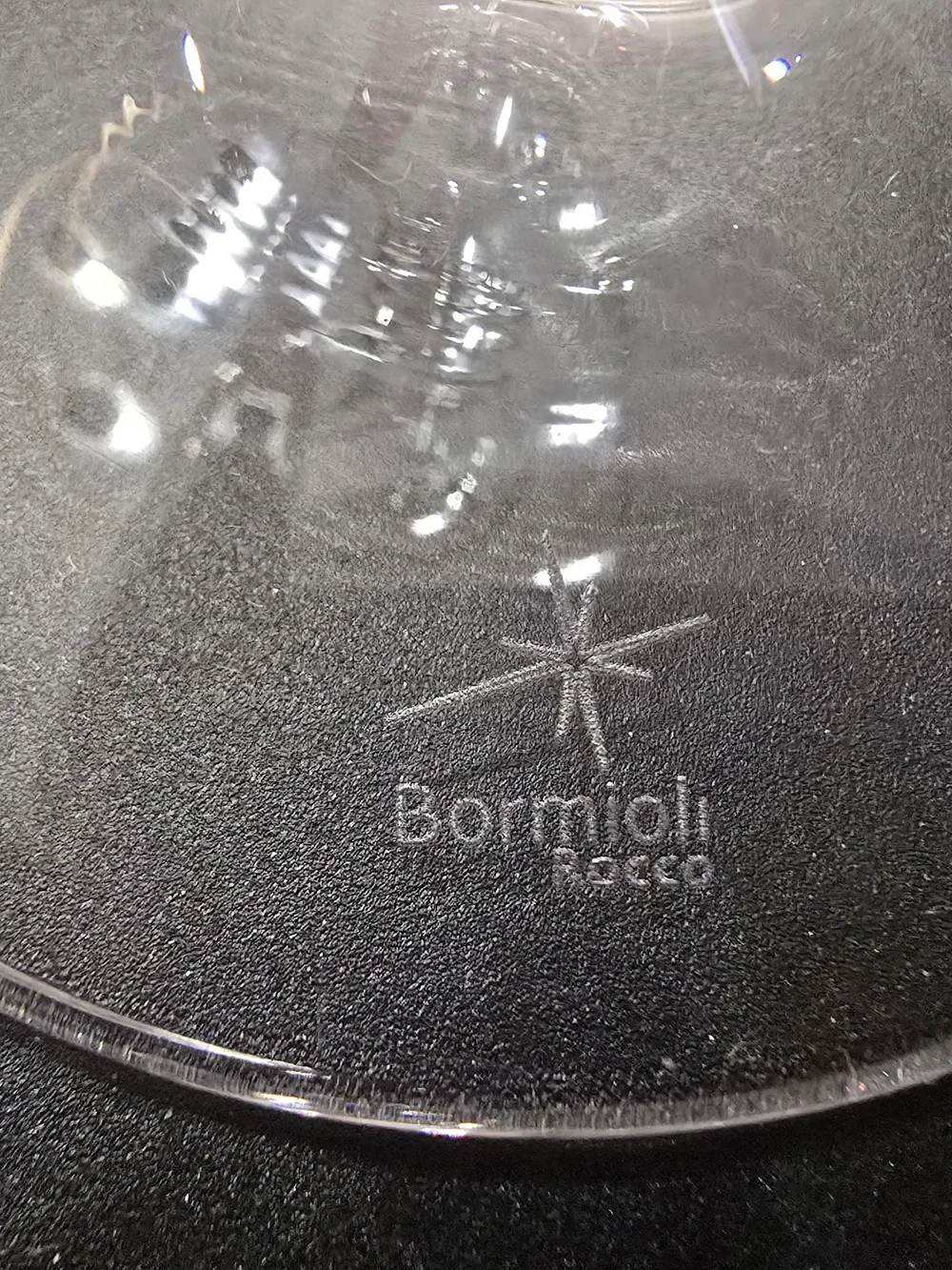 Set of 6 Bormioli Rocco Electra Wine Star Glasses Dishwasher Safe 18 Oz 9 Inches
